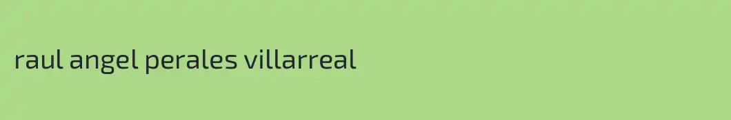 raul angel perales villarreal